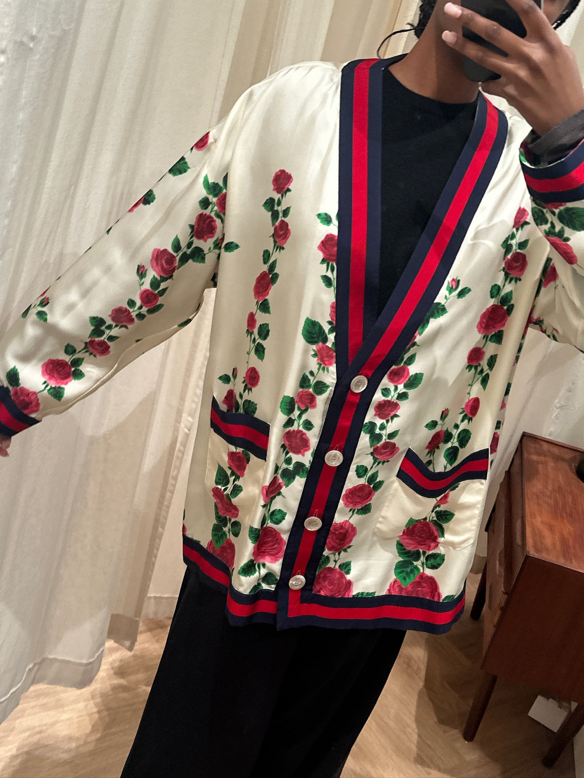 Gucci Silke Floral Cardigan