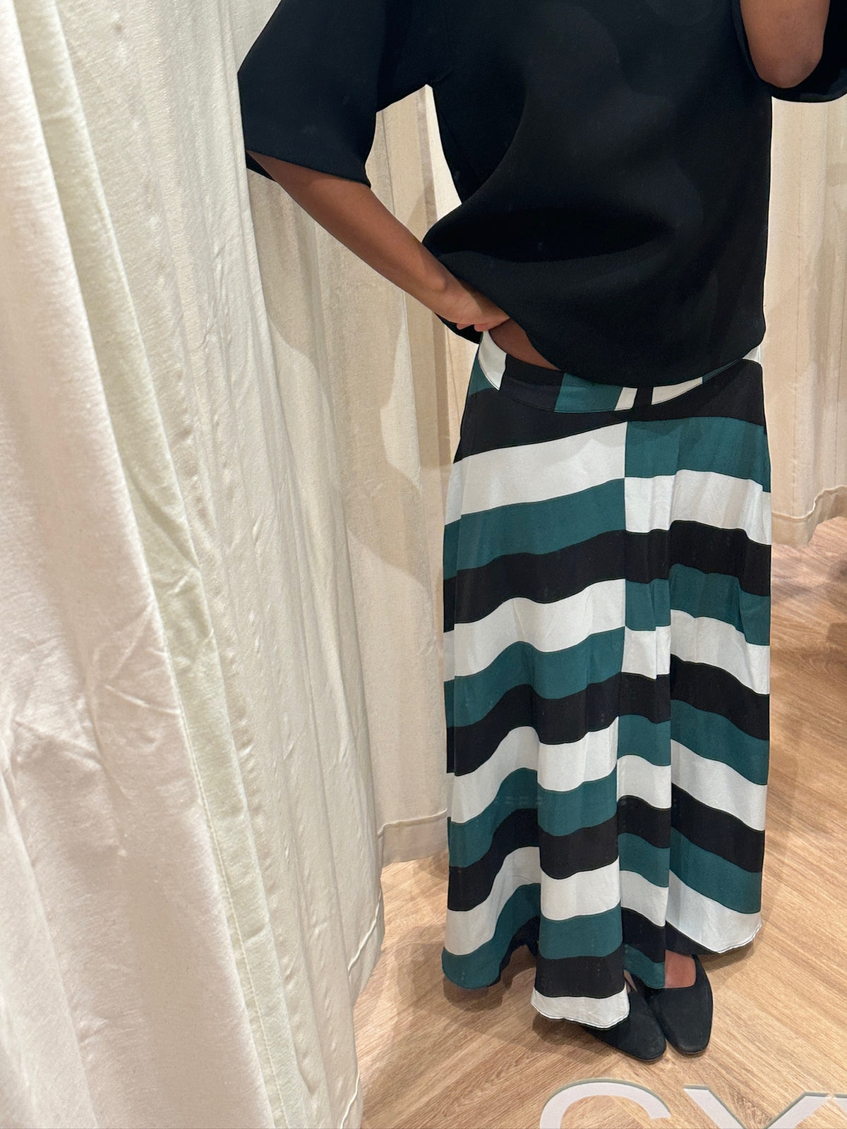 Ganni Silk Skirt