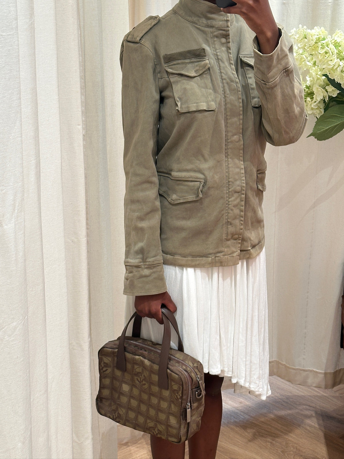 Chanel Travel Line Nylon Bag