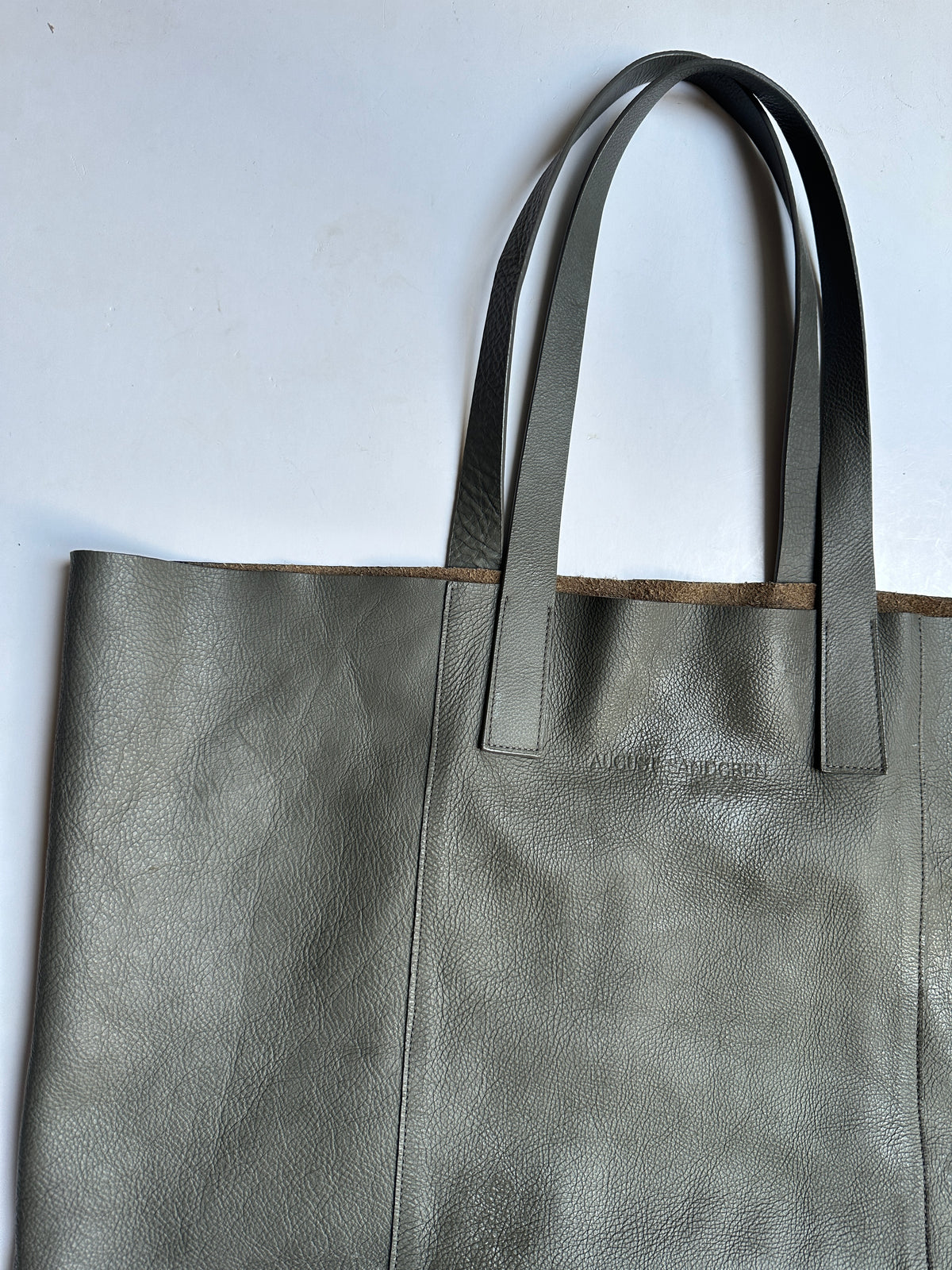 August Sandgren Large Læder Tote Taske