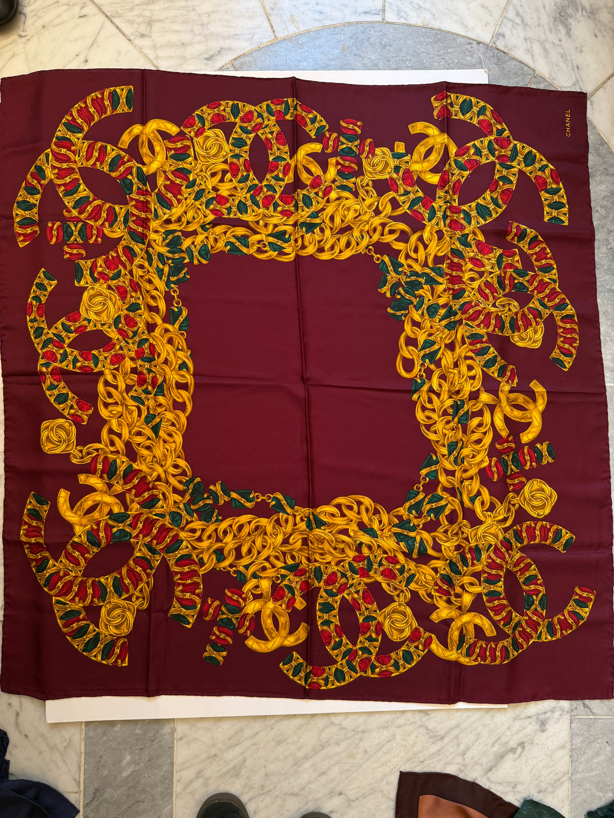 Chanel Silk Scarf
