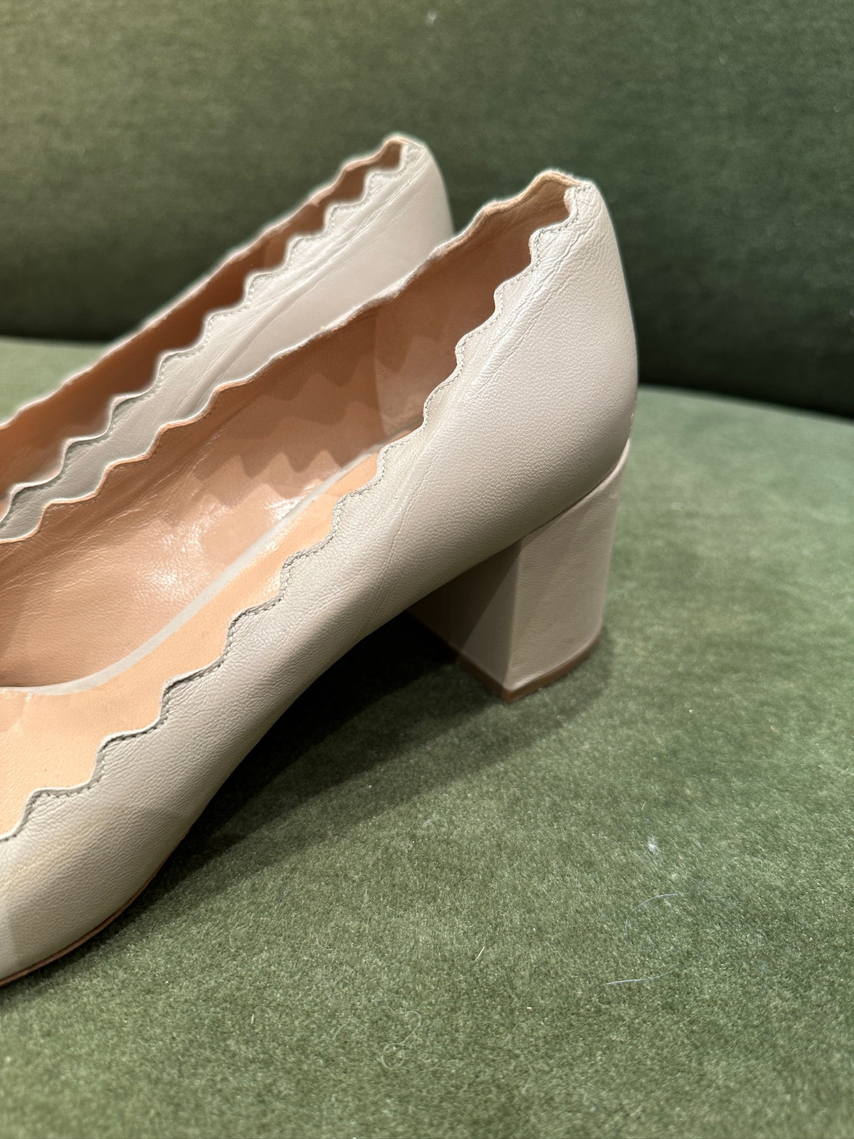 Chloé Scallop Lauren Heels