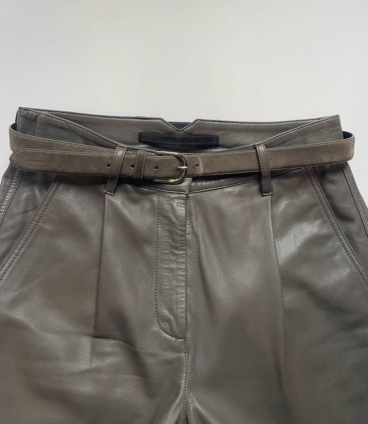 Equipment Company Leather Trousers