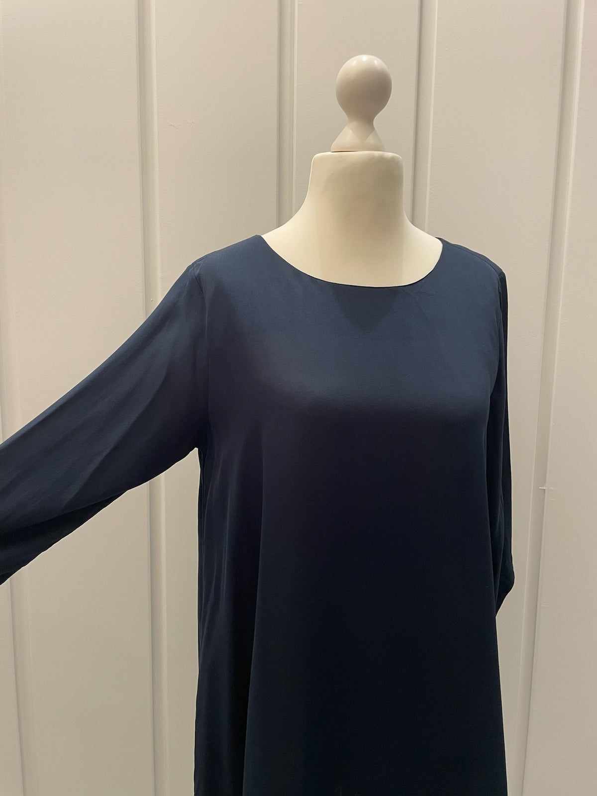 Cocoon Silk Dress