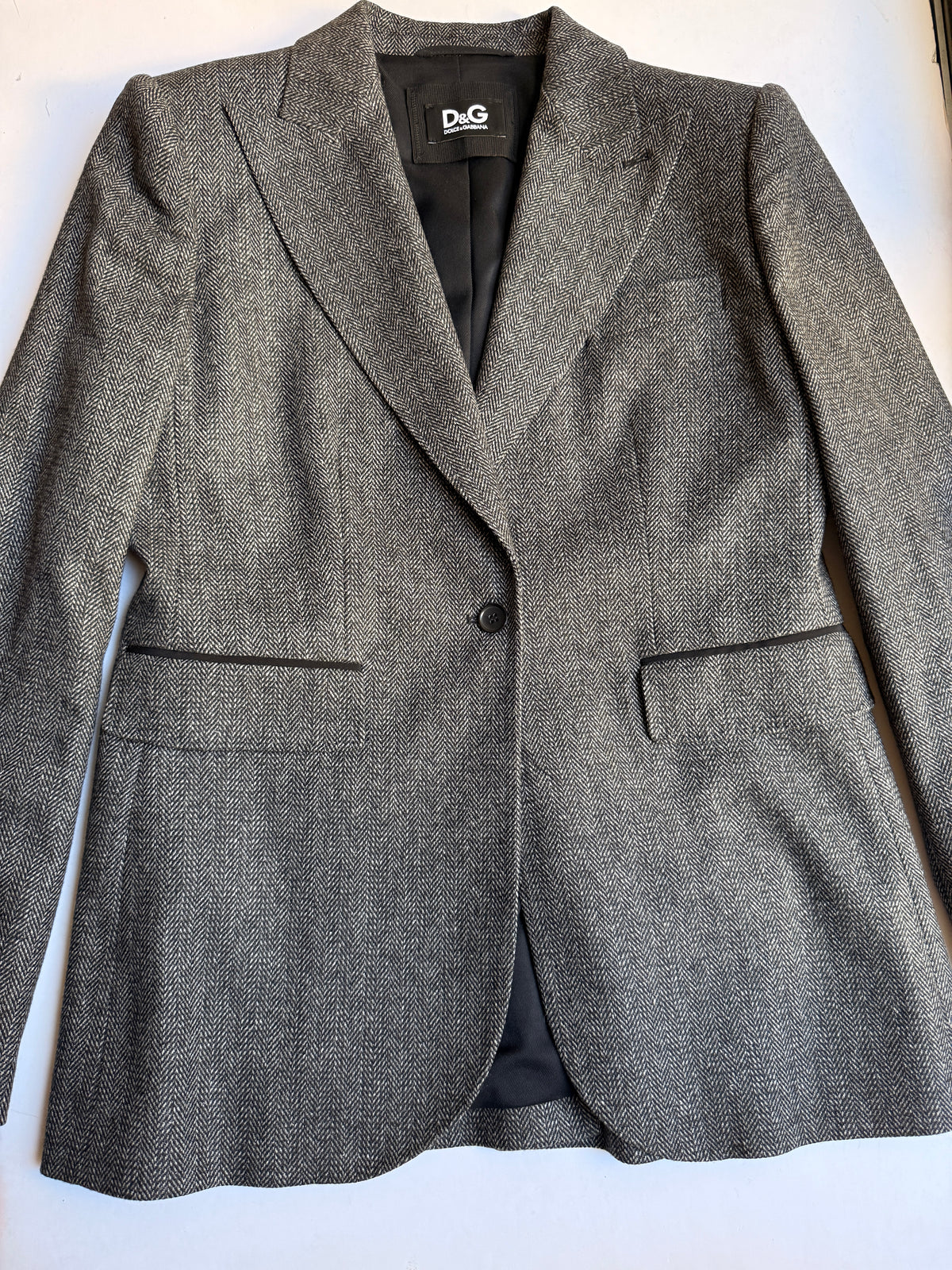 Dolce & Gabbana / D&G Herringbone Blazer