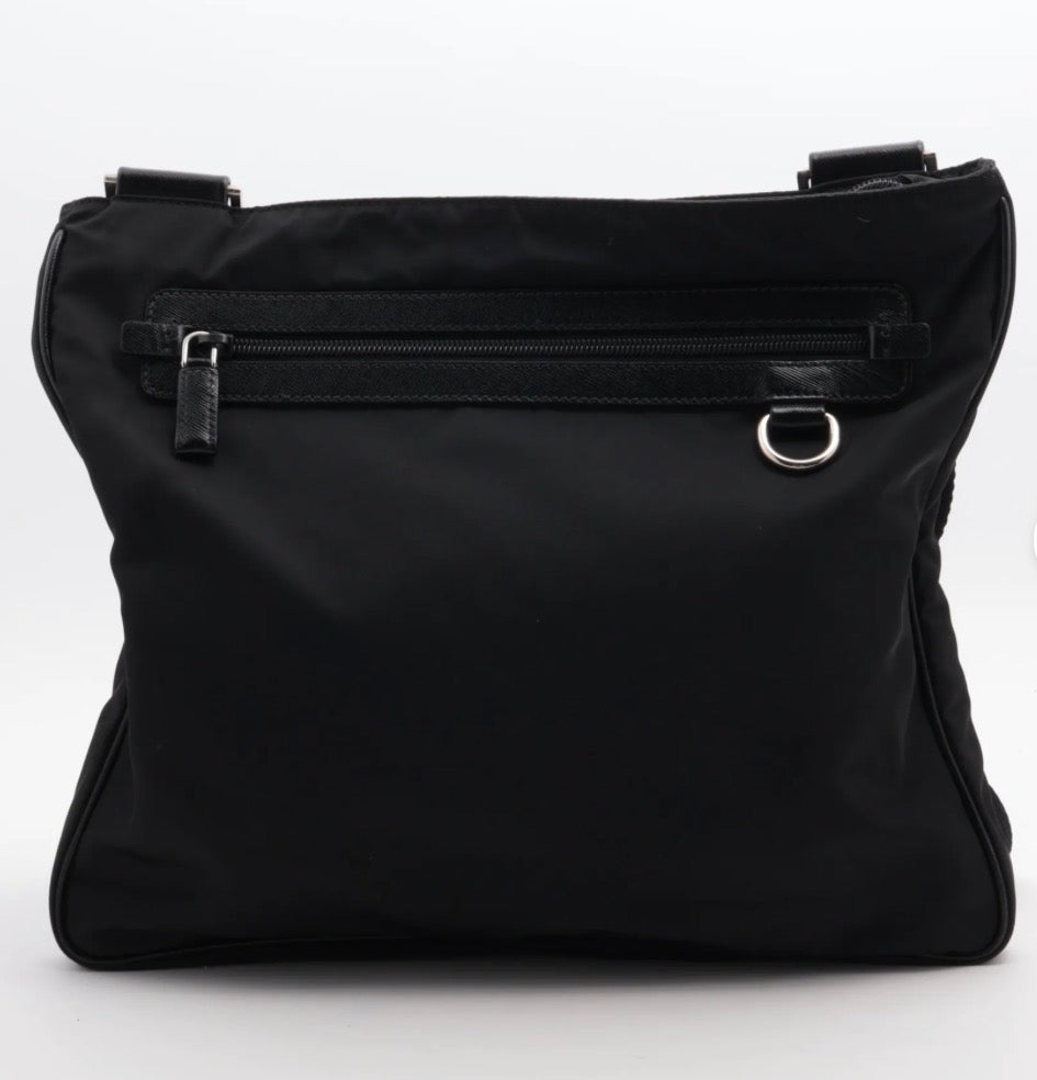 Prada Tessuto Nylon x Leather Shoulder Bag / Bag