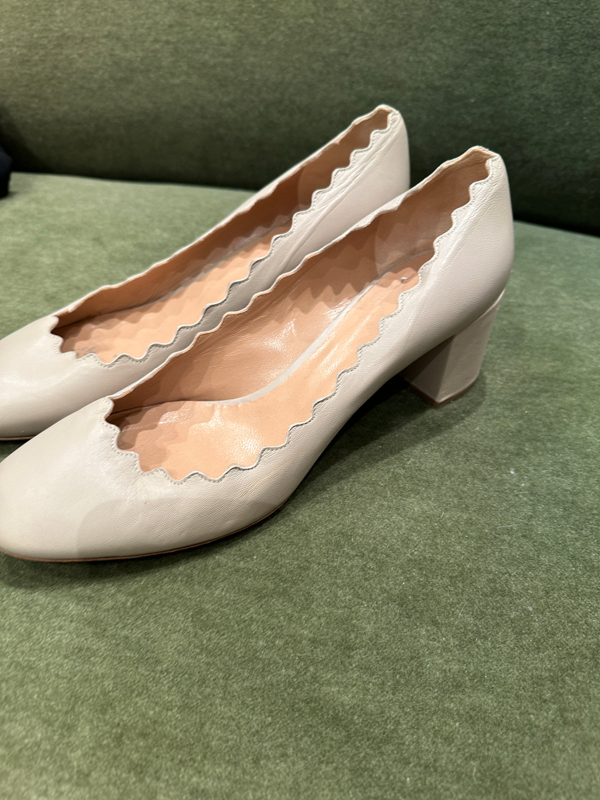 Chloé Scallop Lauren Heels