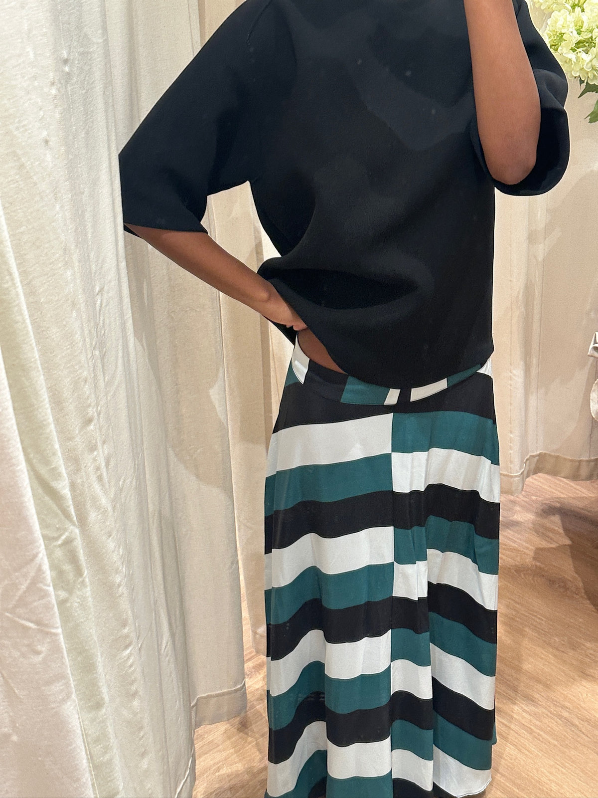 Ganni Silk Skirt
