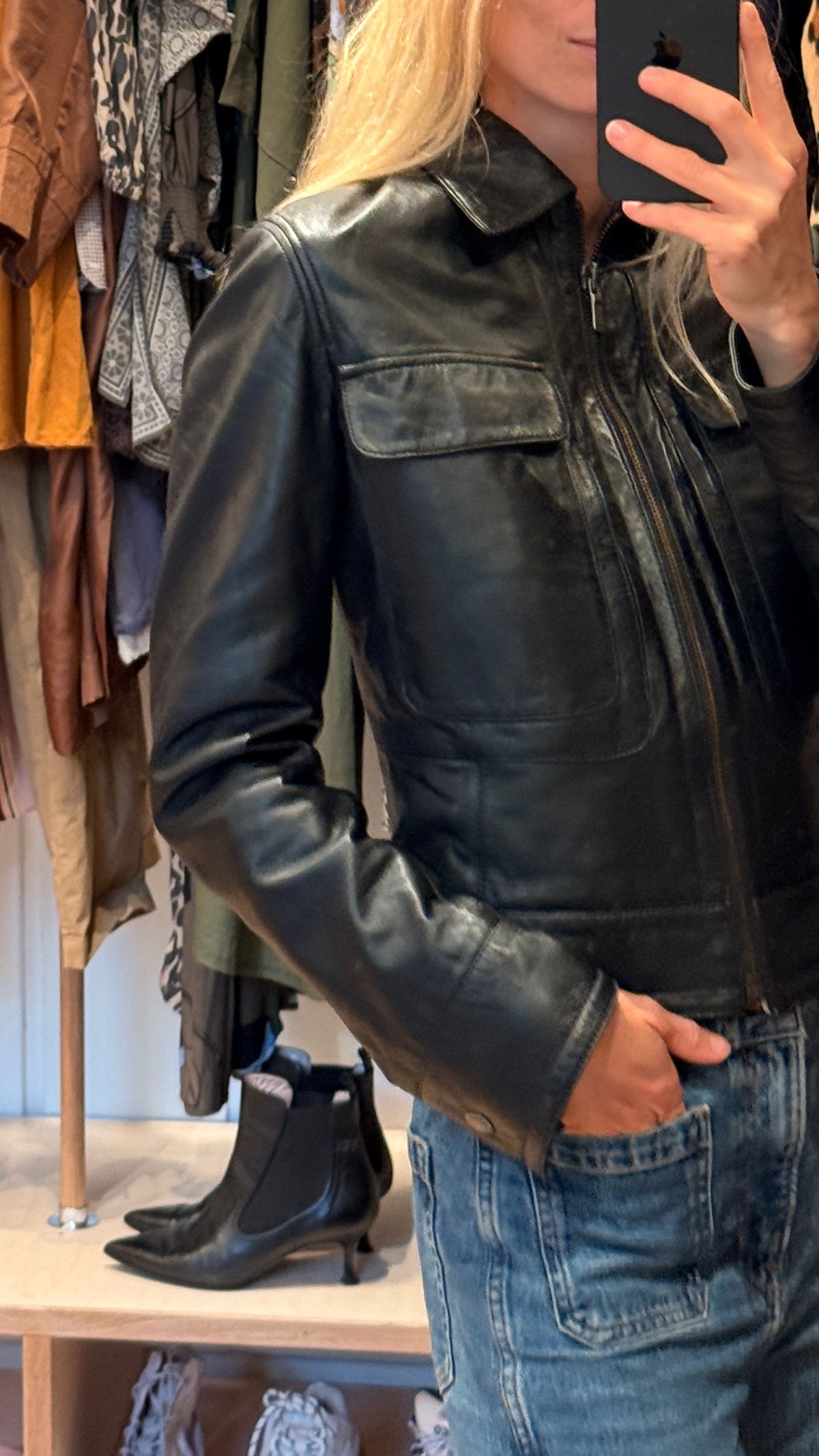 Calvin Klein Leather Jacket