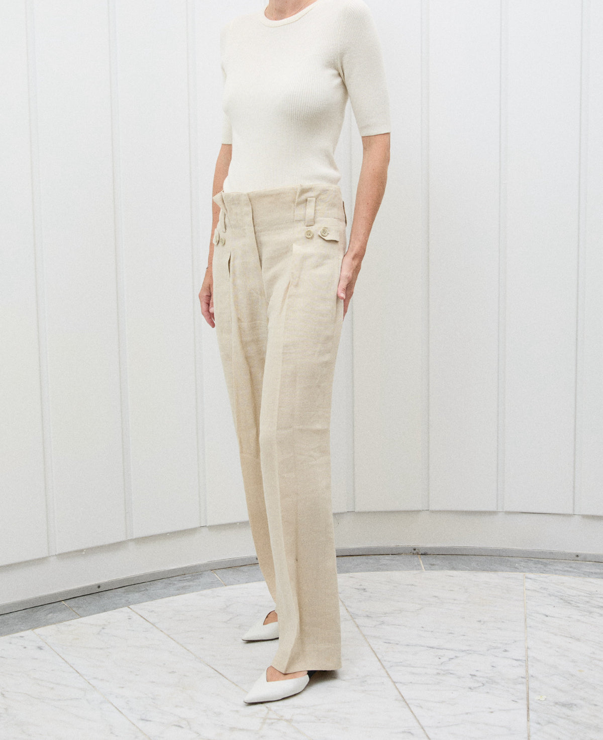 Ganni Knitted T-Shirt