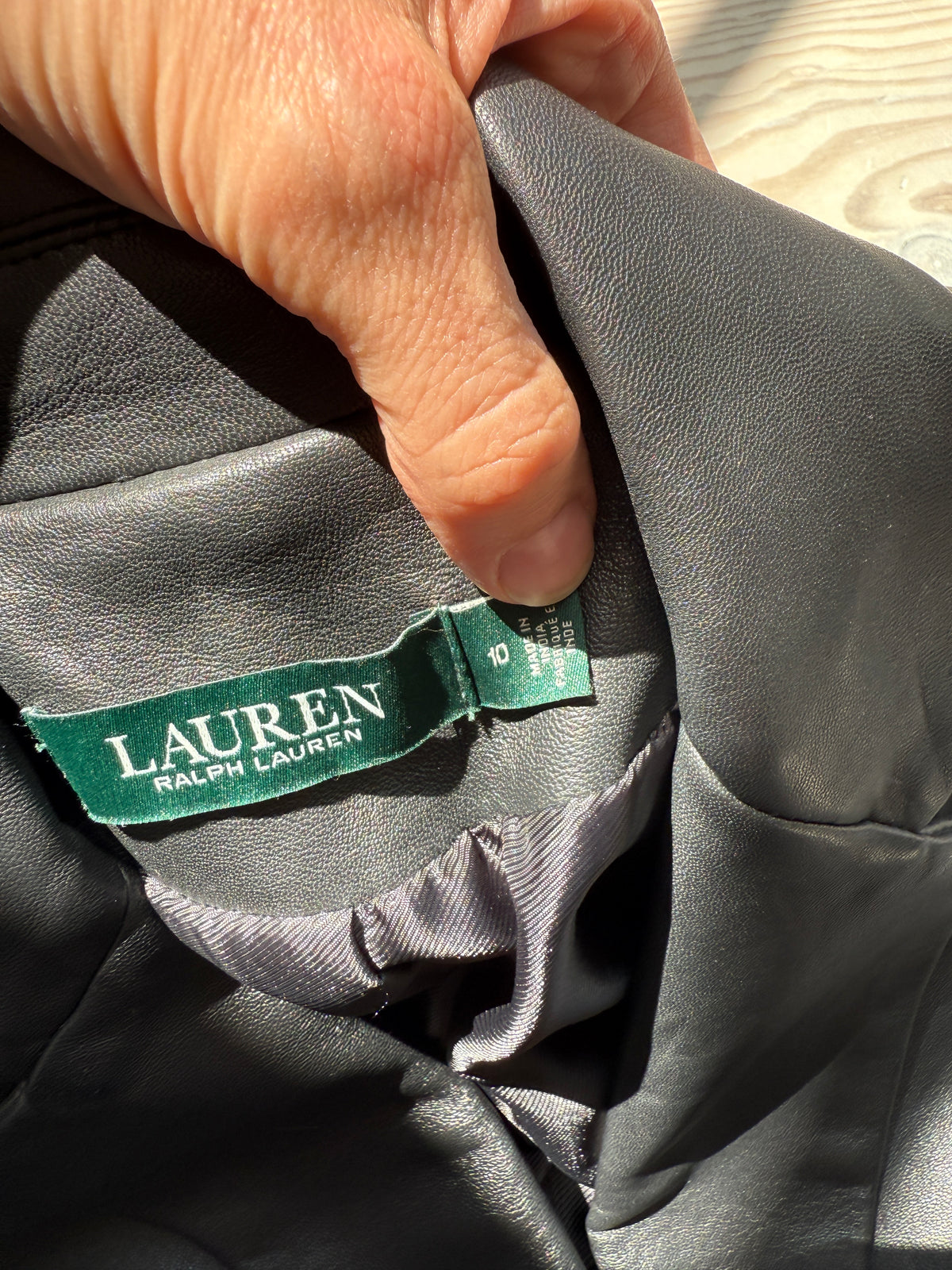 Ralph Lauren Leather Jacket