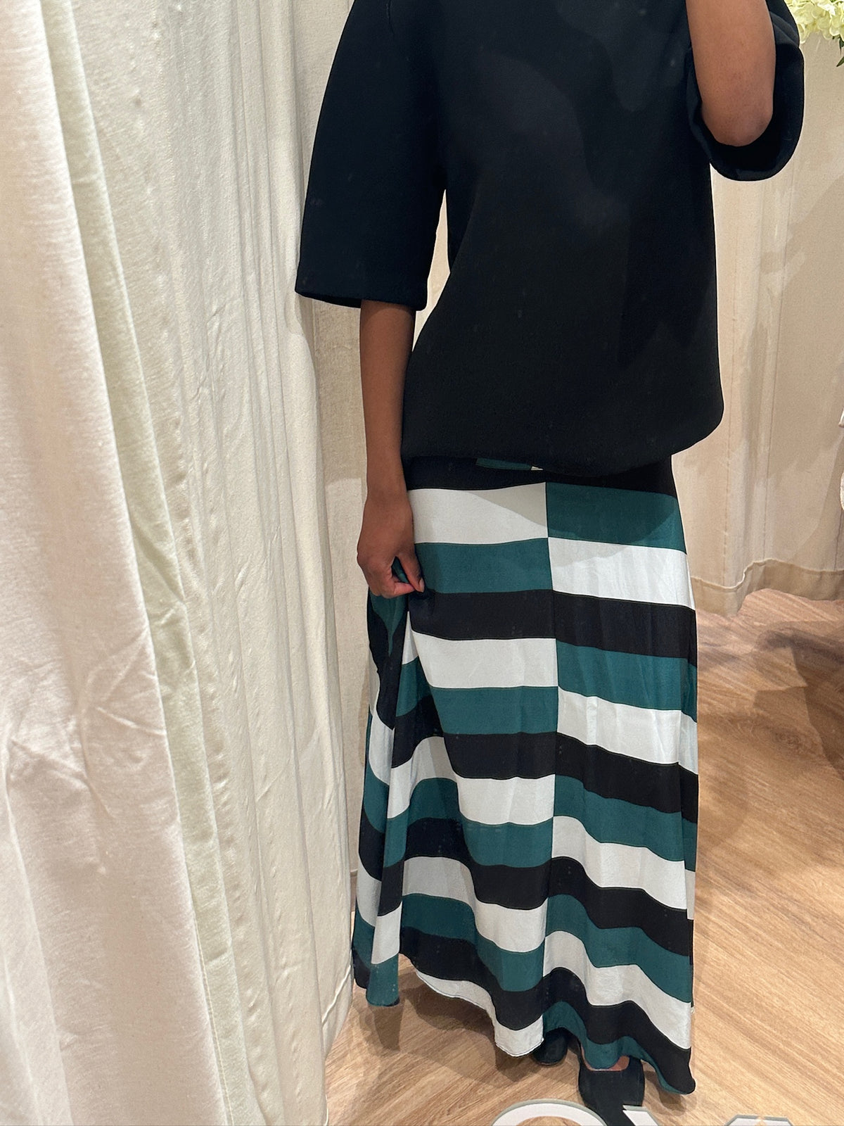 Ganni Silk Skirt