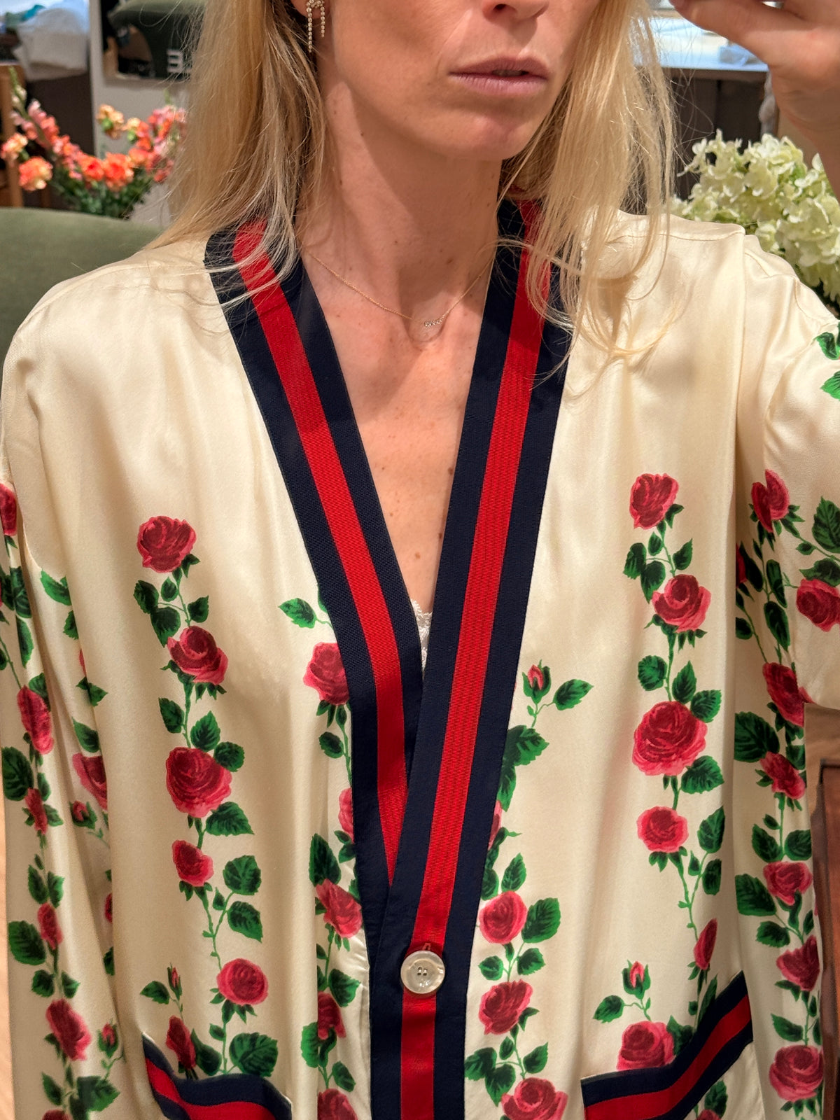 Gucci Silke Floral Cardigan