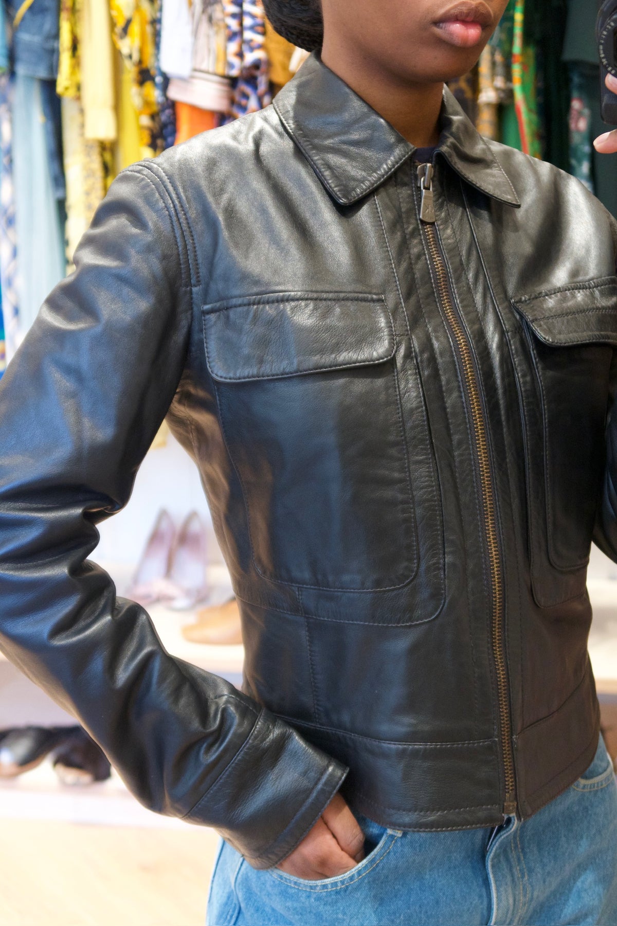 Calvin Klein Leather Jacket