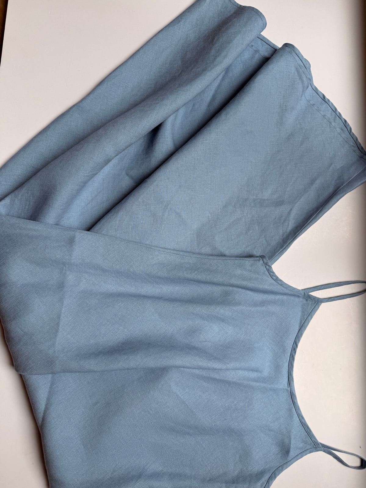 Light Blue Linen Dress