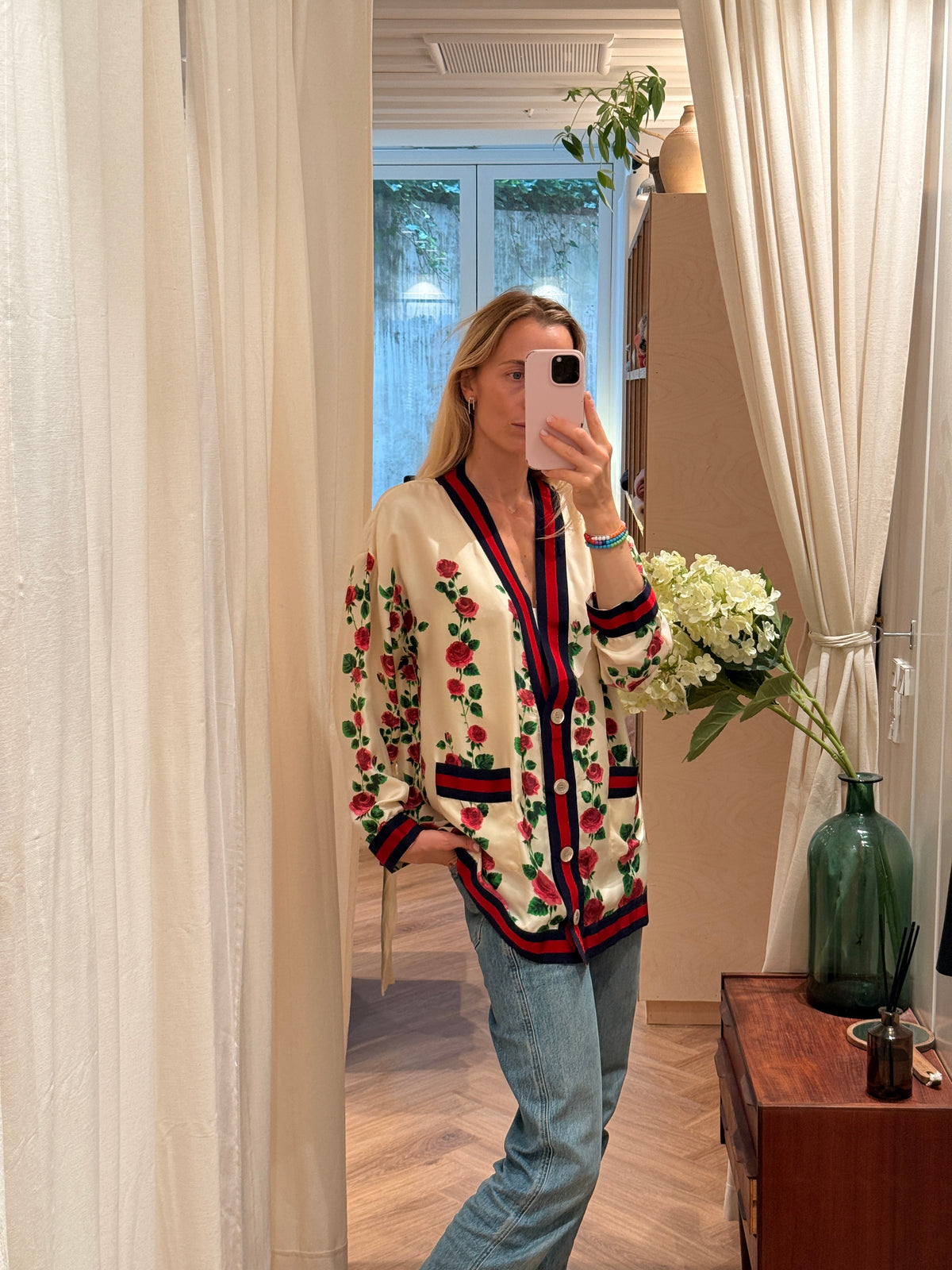 Gucci Silke Floral Cardigan