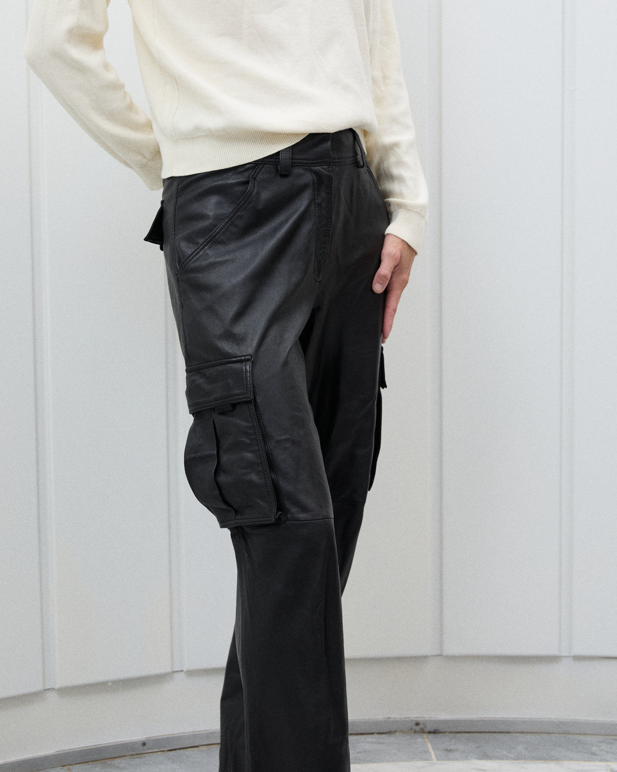 Raiine Leather Trousers