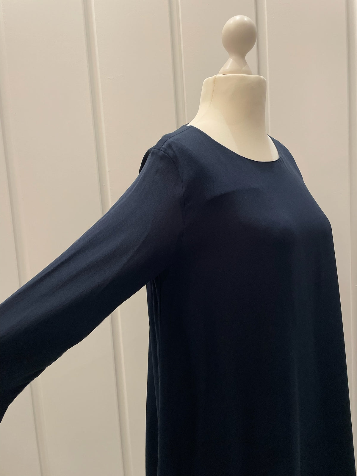 Cocoon Silk Dress