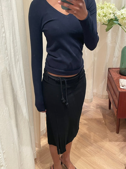 Filippa K Twill Split Skirt