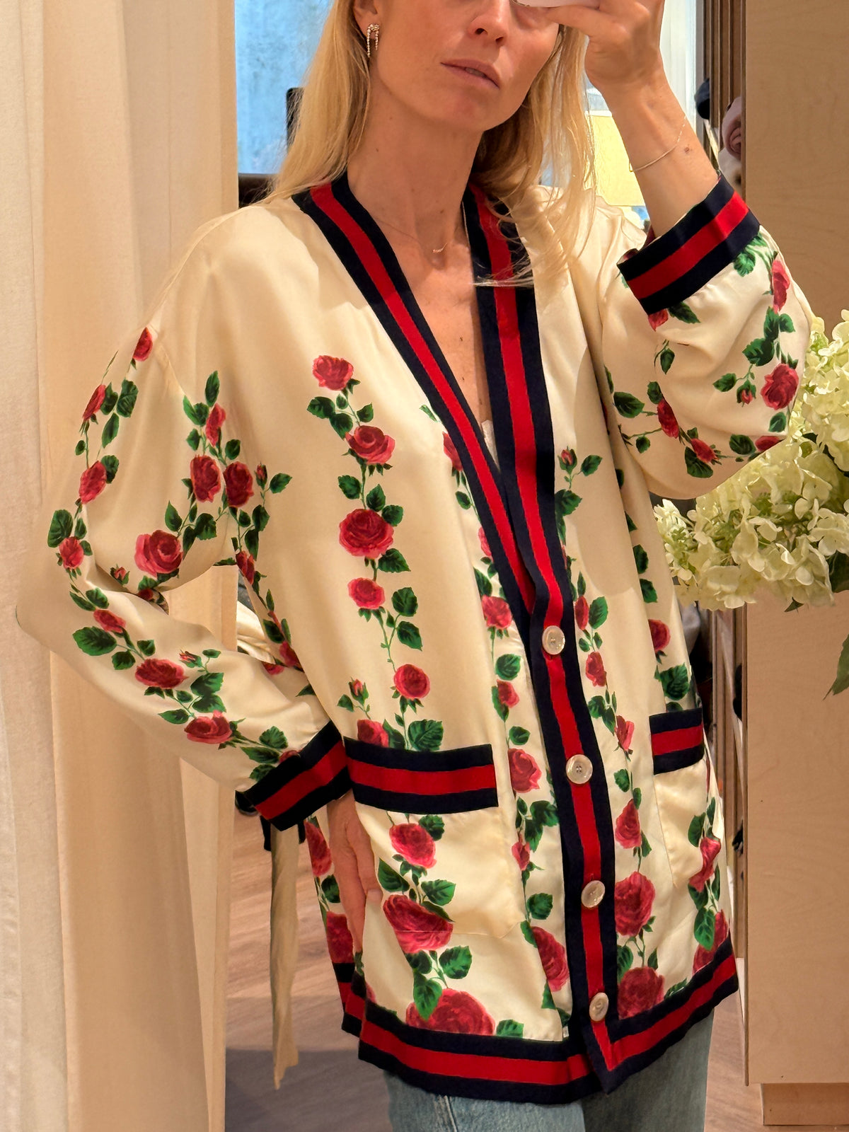 Gucci Silke Floral Cardigan
