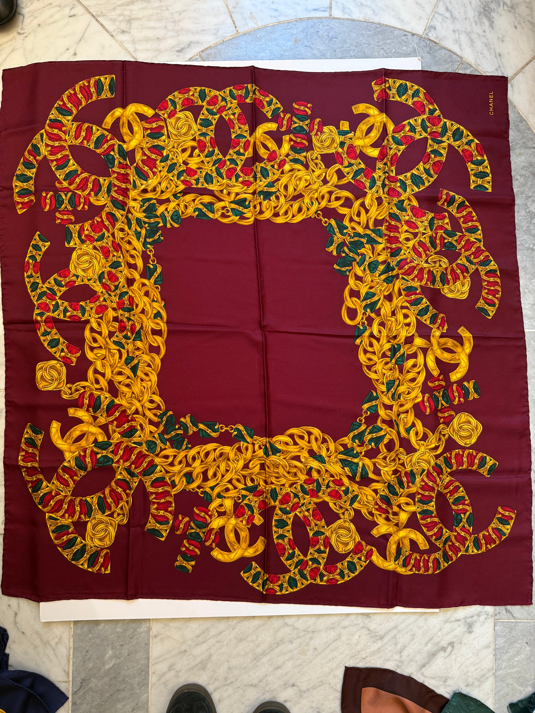 Chanel Silk Scarf