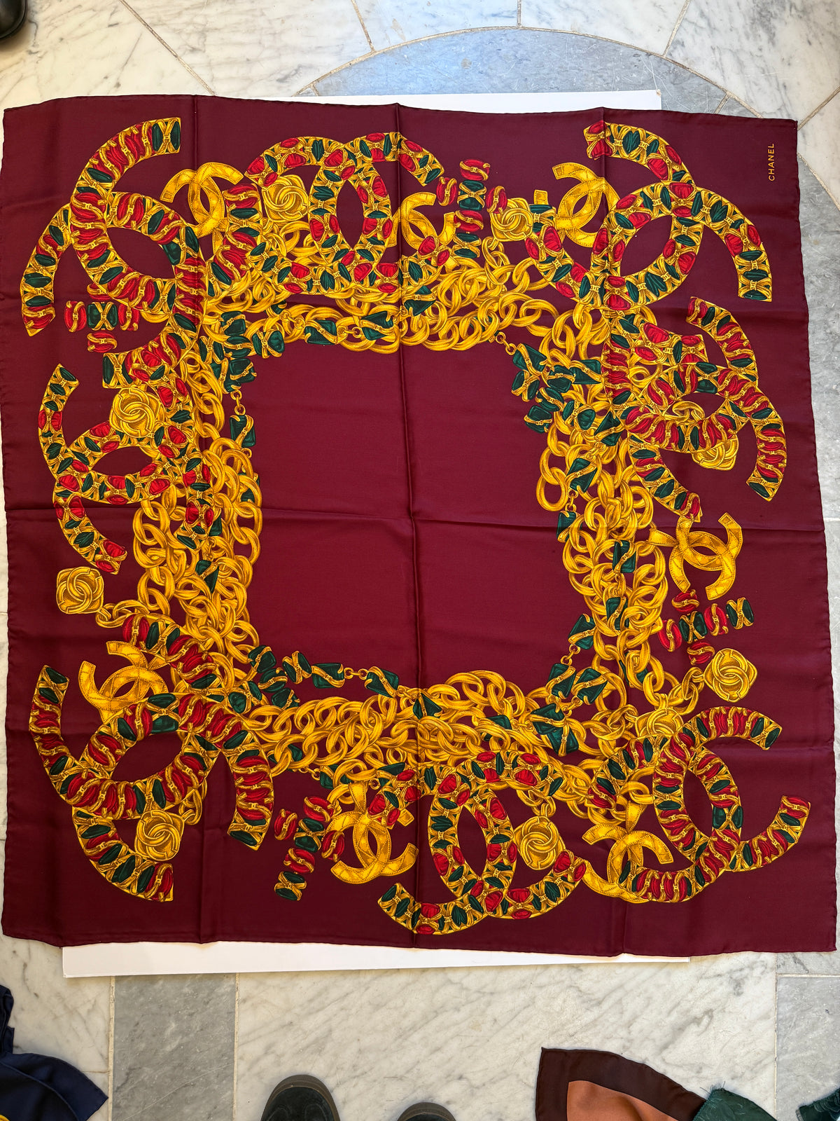 Chanel Silk Scarf