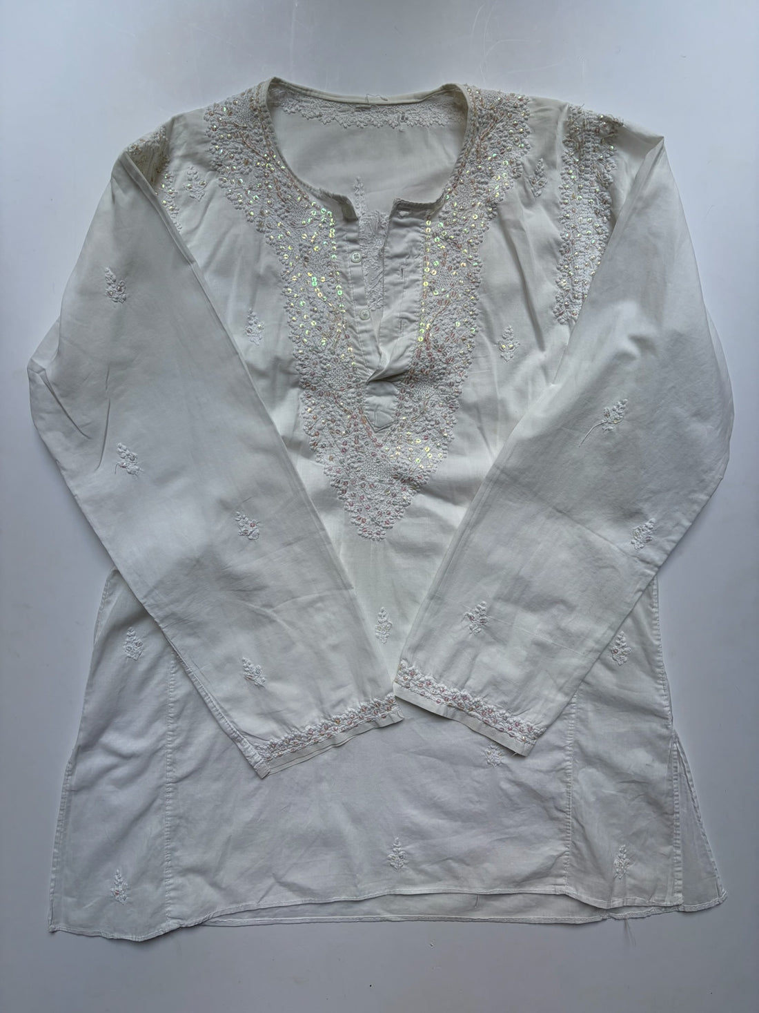 Embroidered Beaded Shirt