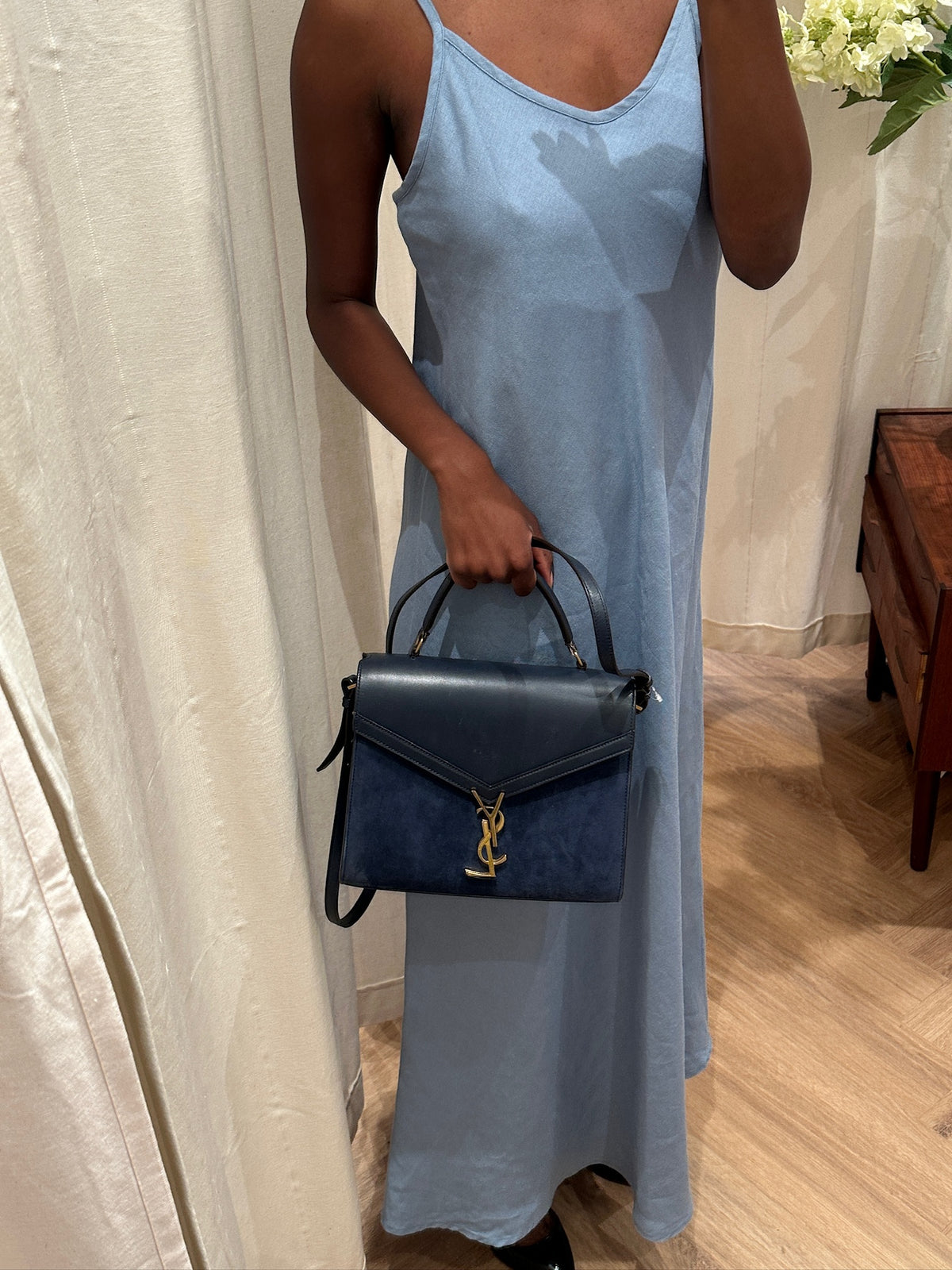 Light Blue Linen Dress
