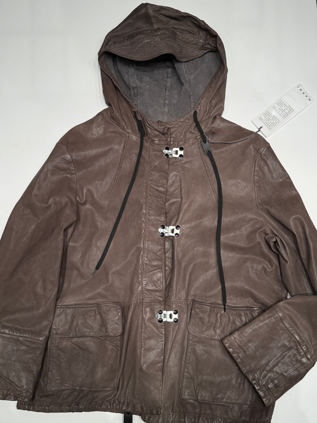 Marni Leather Utility Jacket
