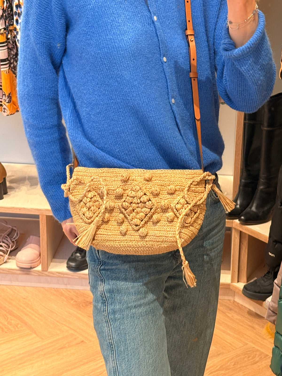 Gerard Darel Raffia Bag