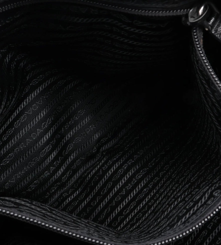 Prada Tessuto Nylon x Leather Shoulder Bag / Bag