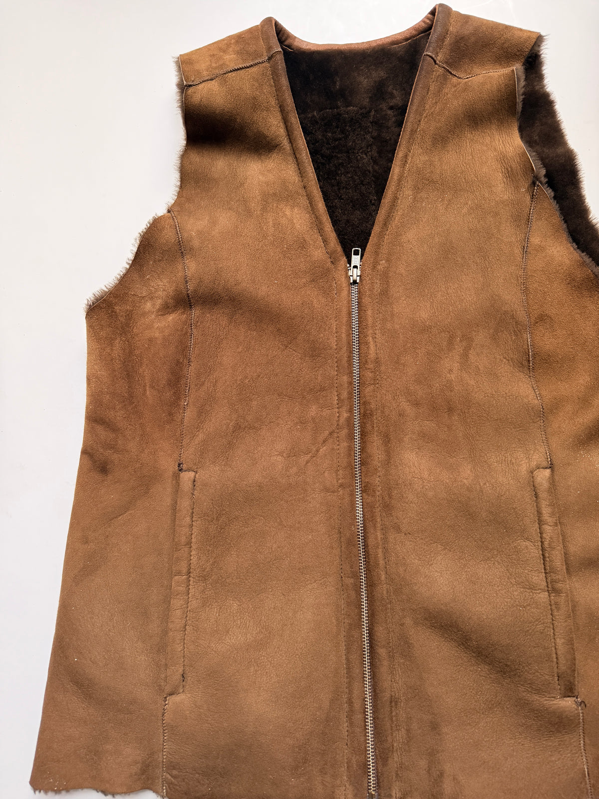 Sheepskin vest