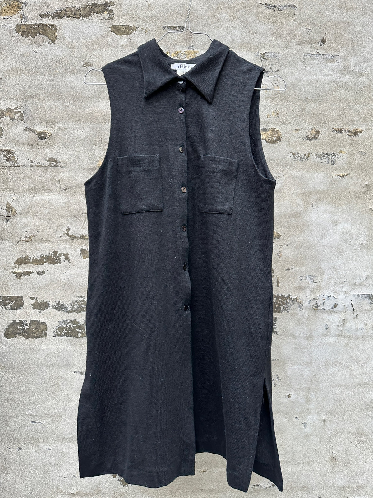 i Blues vest cardigan