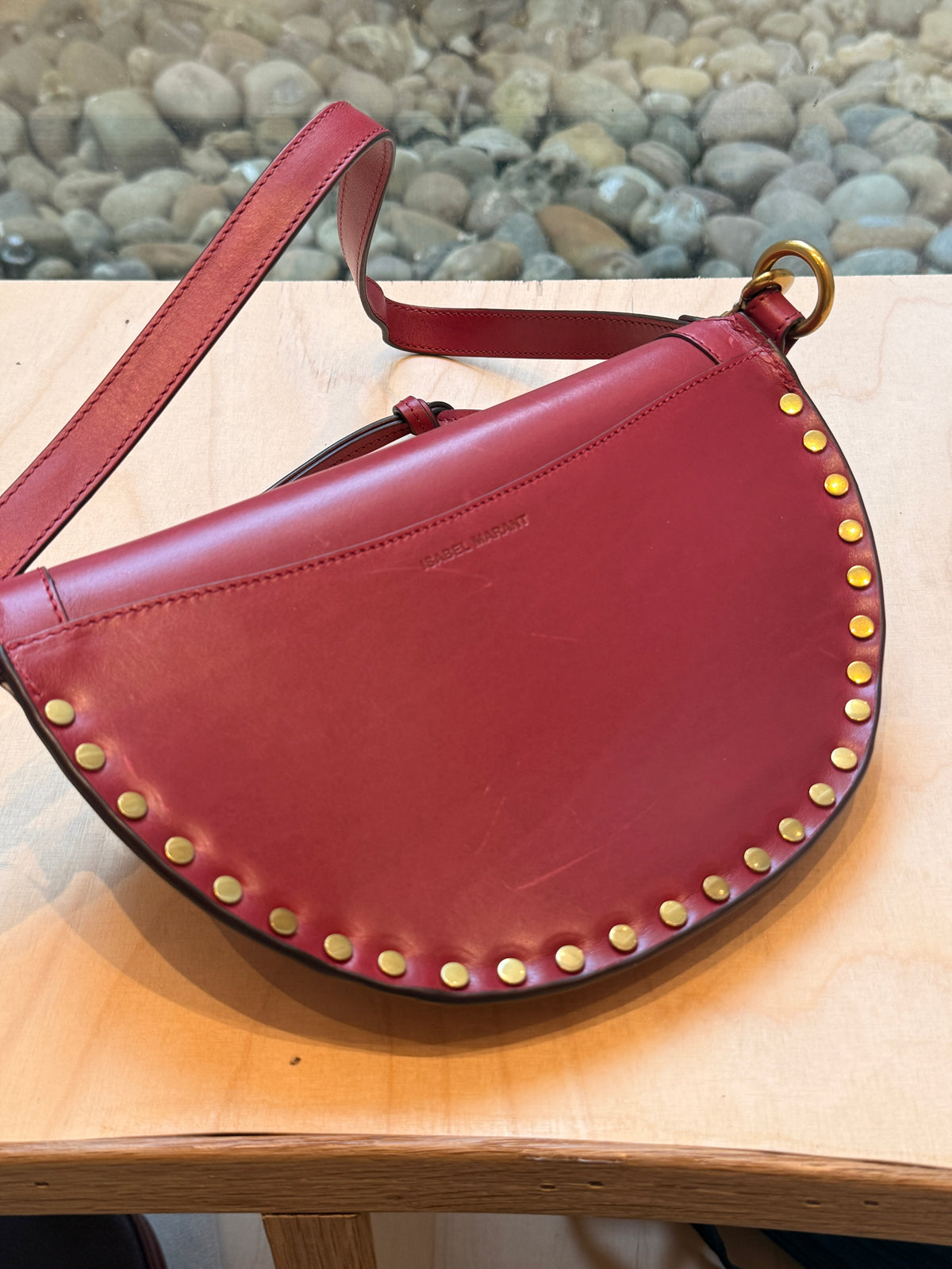 Isabel Marant Studded Leather Belt Bag / Taske