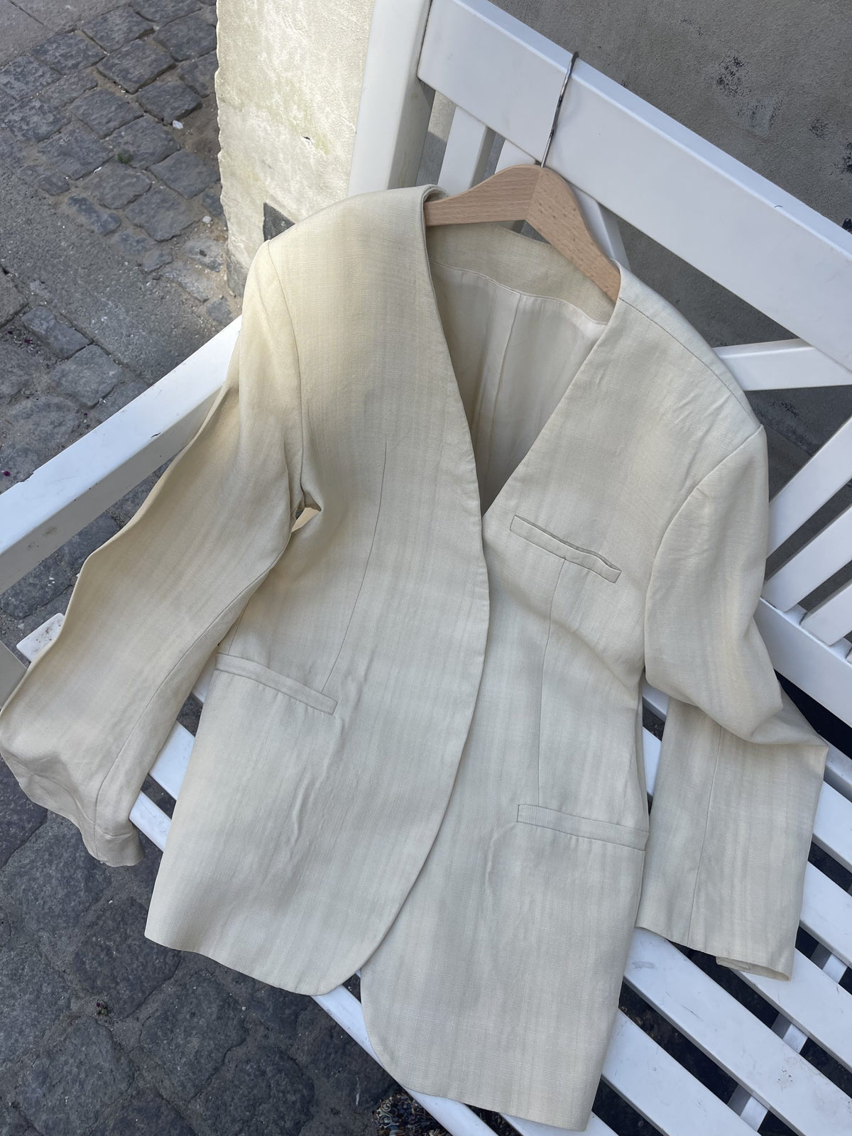 Toteme blazer oppefra