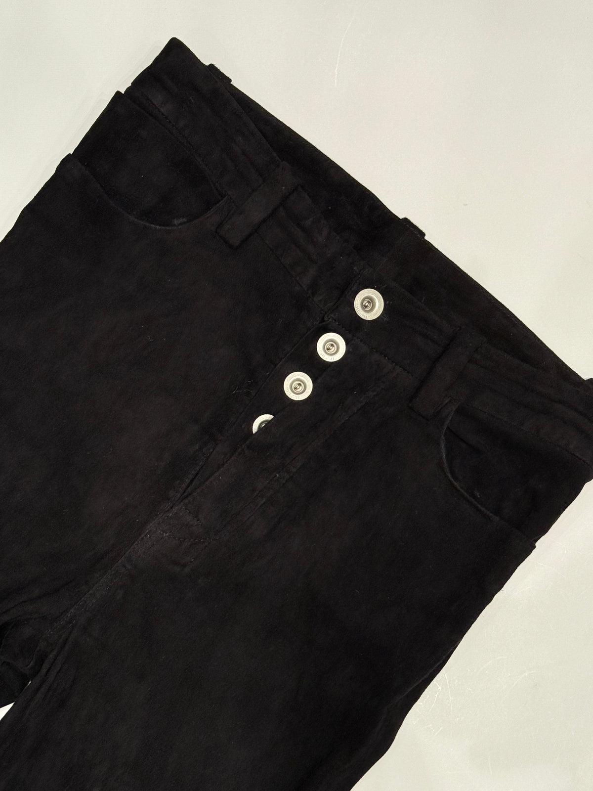 Unravel Projects Leather / Suede Trousers