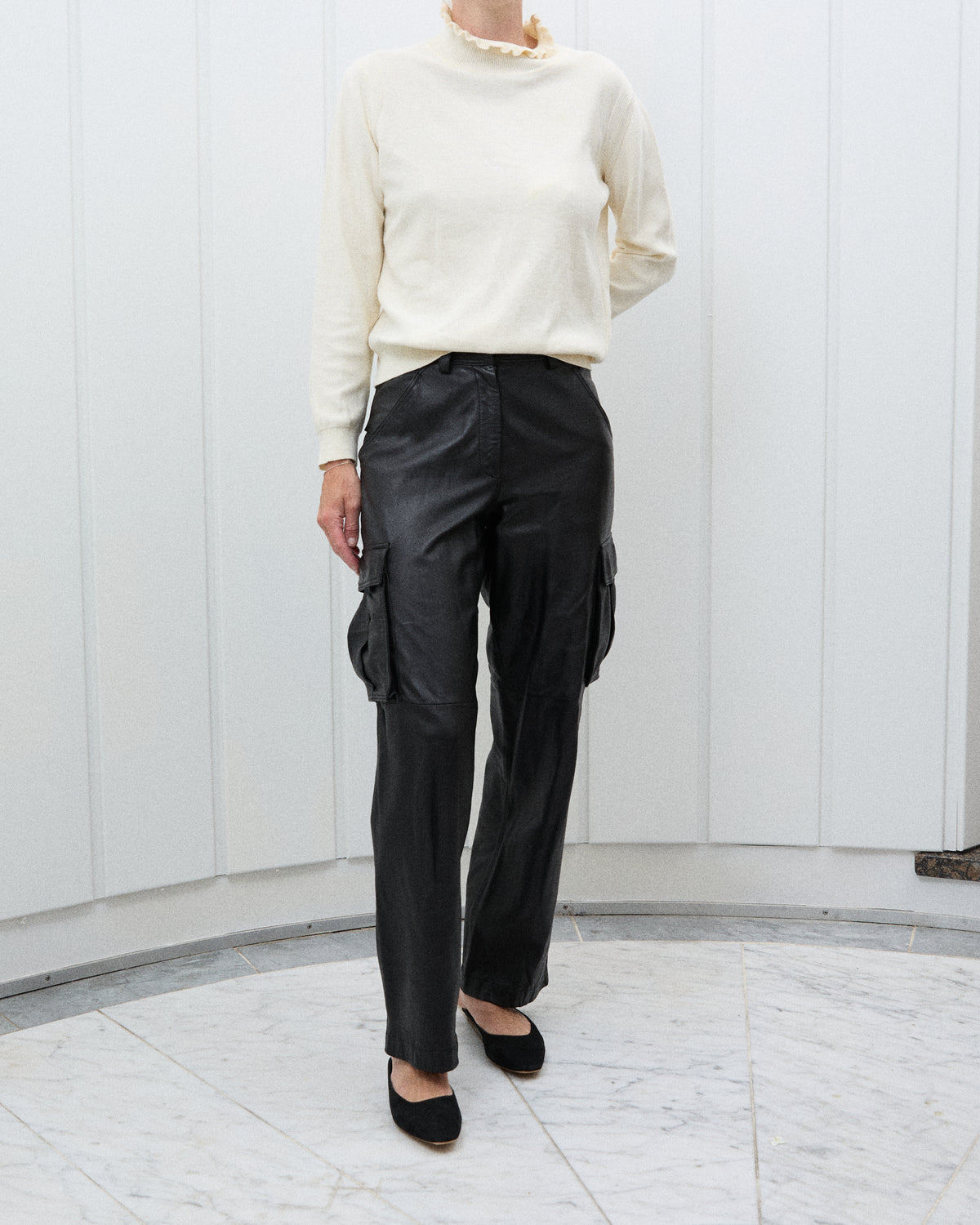 Raiine Leather Trousers