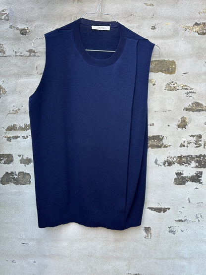 Celine bluse navy væg