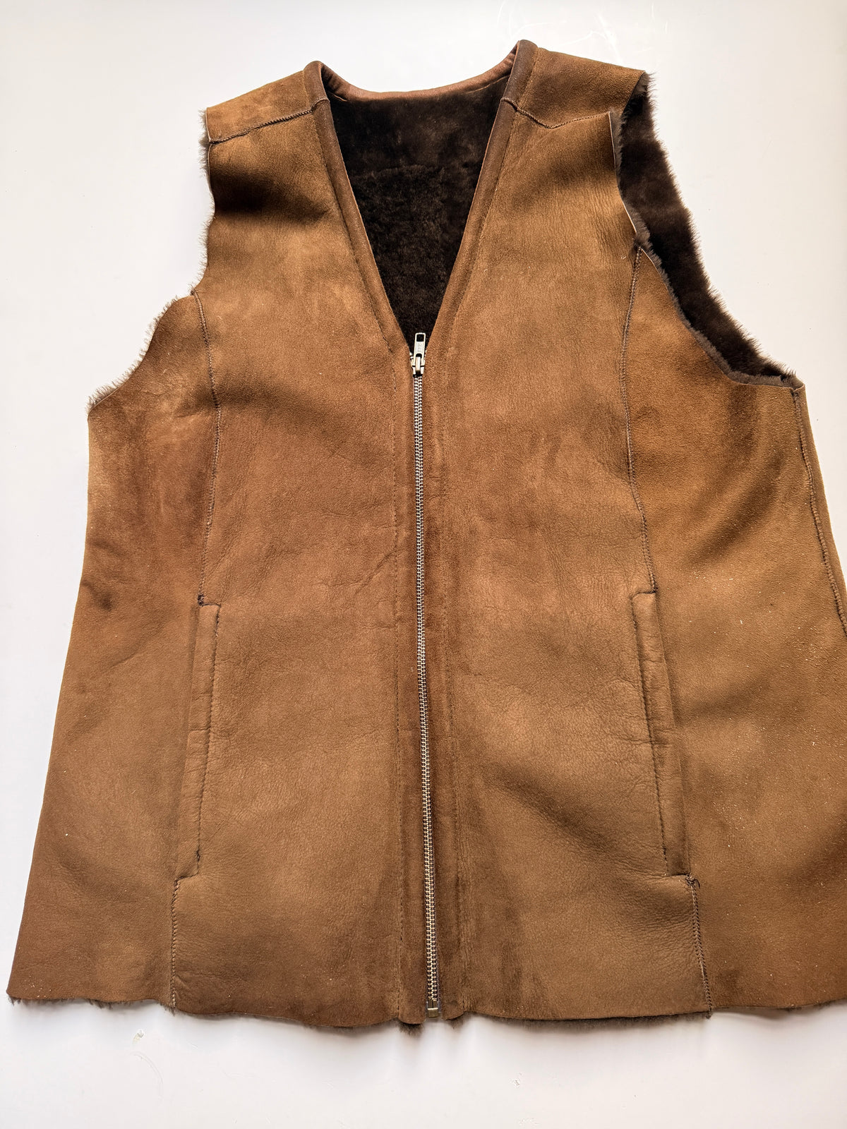 Sheepskin vest