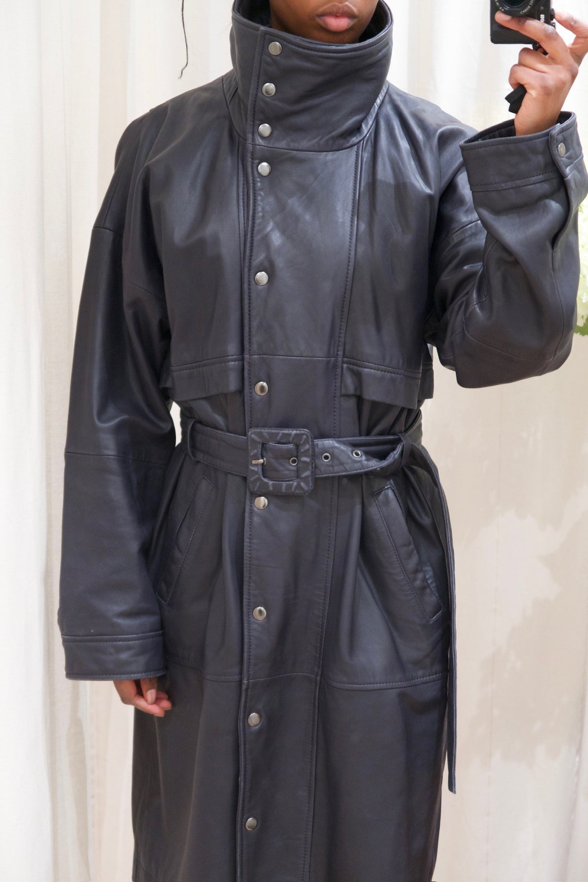 Gestuz Leather Coat