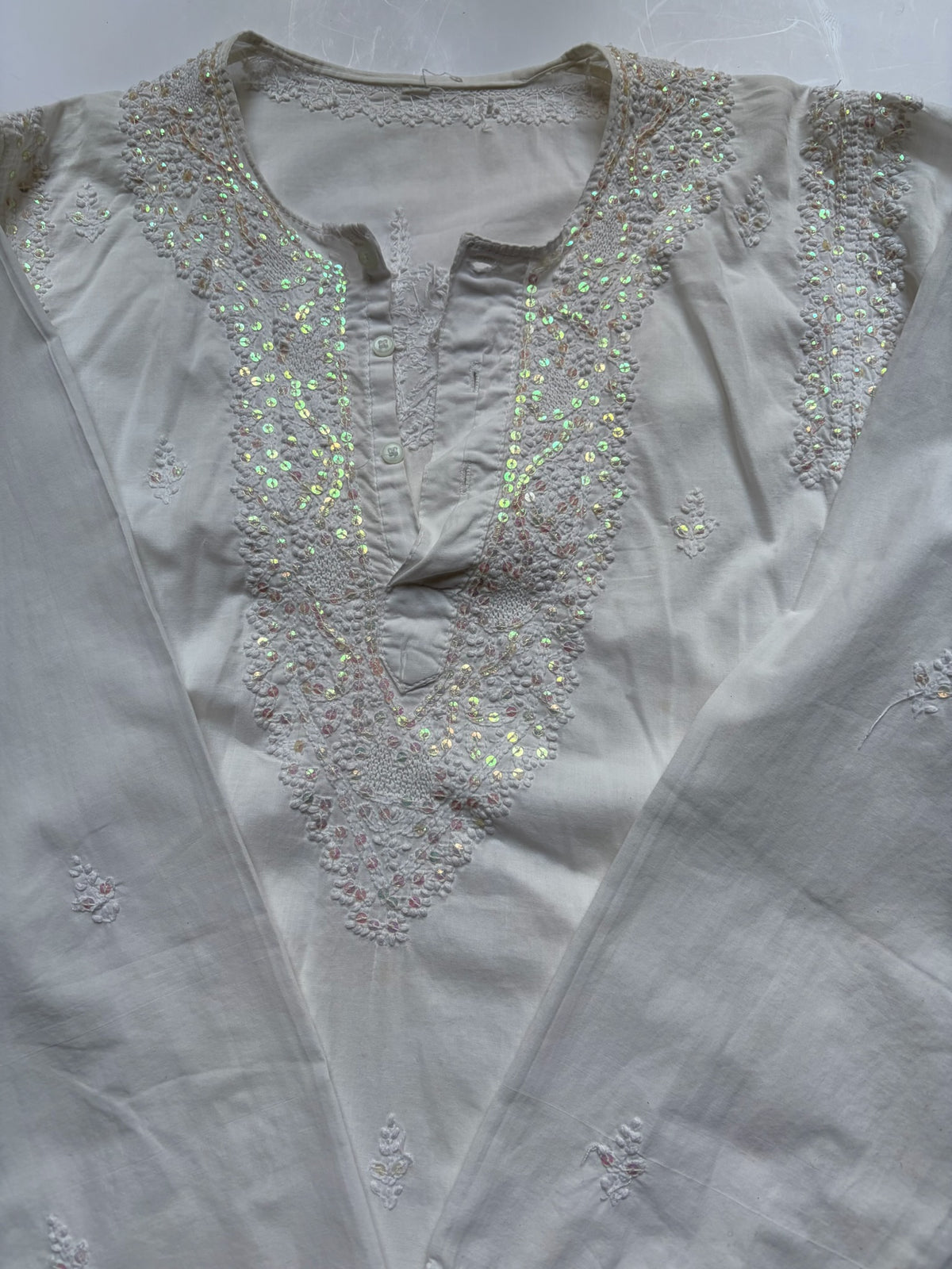 Embroidered Beaded Shirt