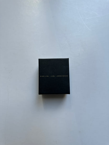 Marlene Juhl Jørgensen Mini Hoop Three Diamond Earring