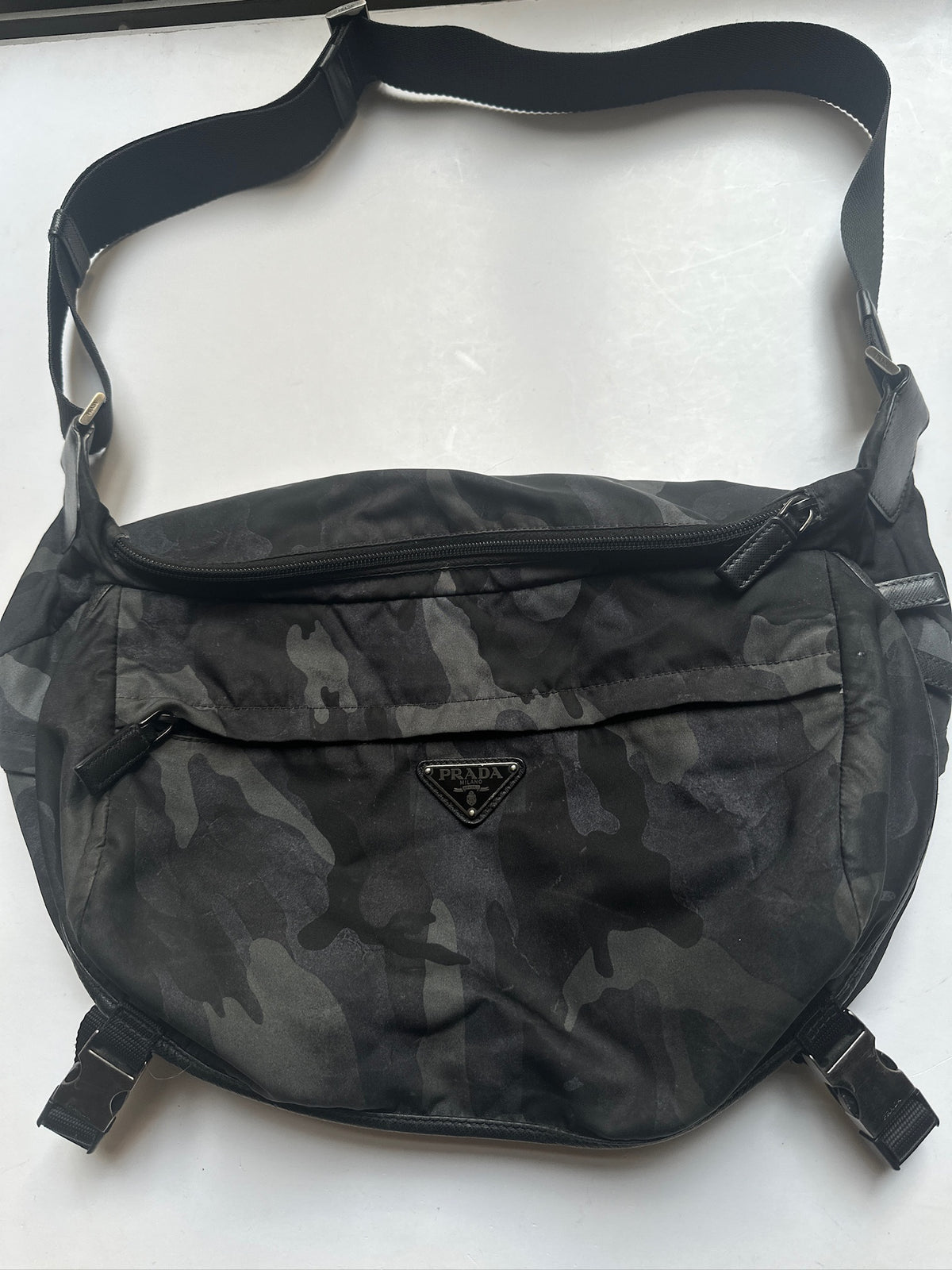 Prada Army Nylon Cross-Body/ Messenger Taske