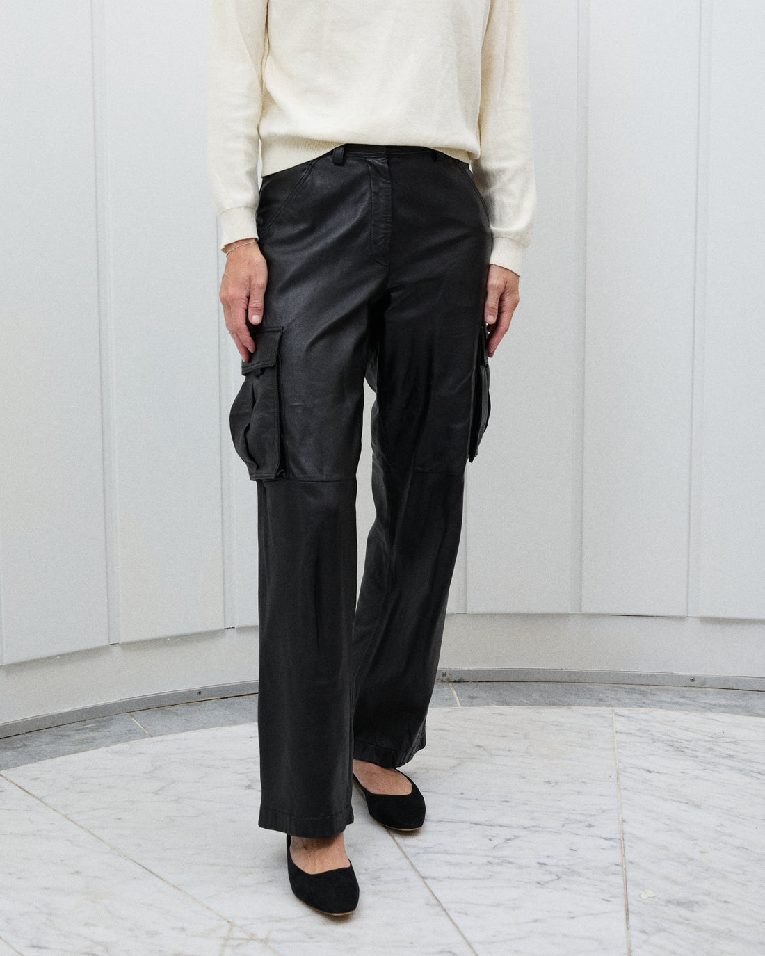 Raiine Leather Trousers