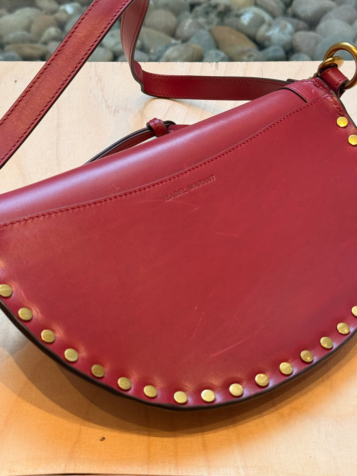 Isabel Marant Studded Leather Belt Bag / Taske