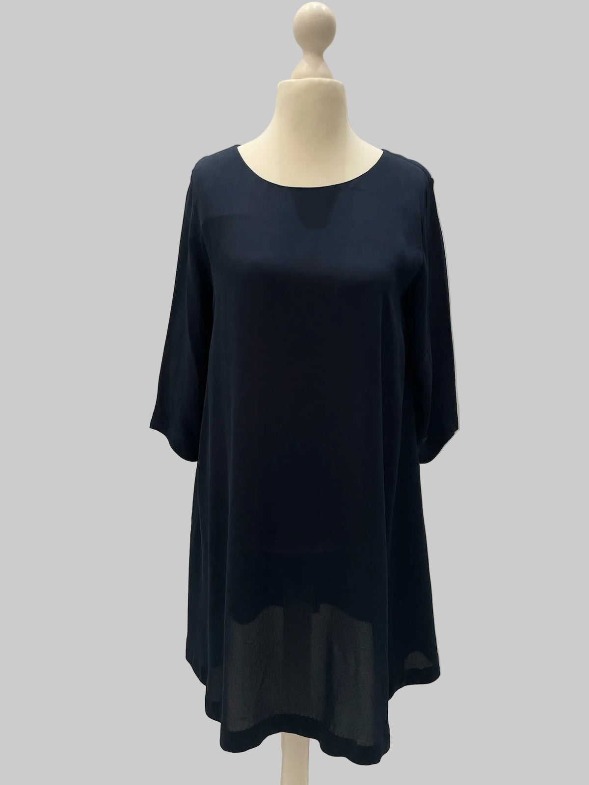 Cocoon Silk Dress
