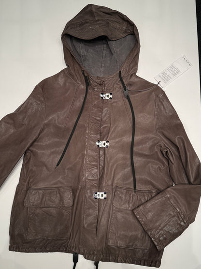 Marni Leather Utility Jacket