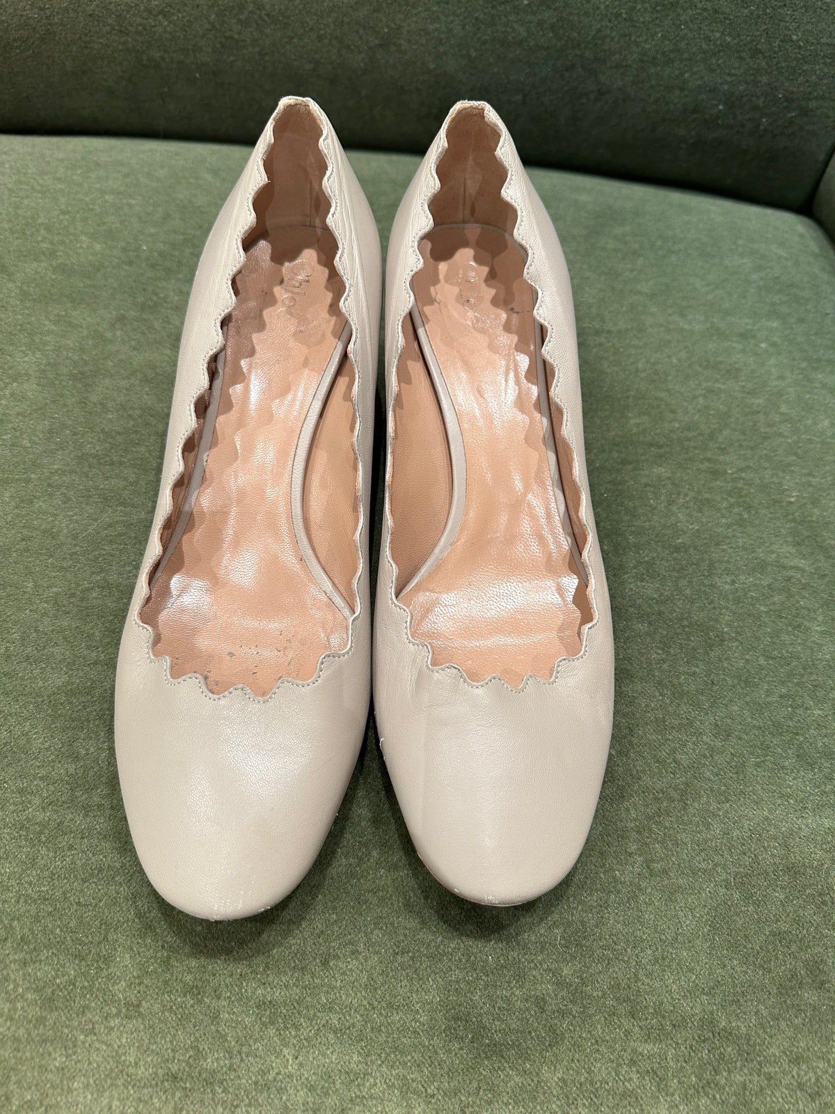Chloé Scallop Lauren Heels