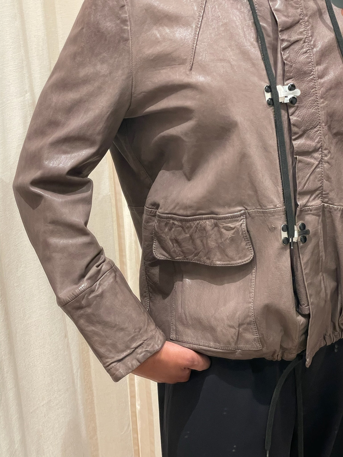 Marni Leather Utility Jacket