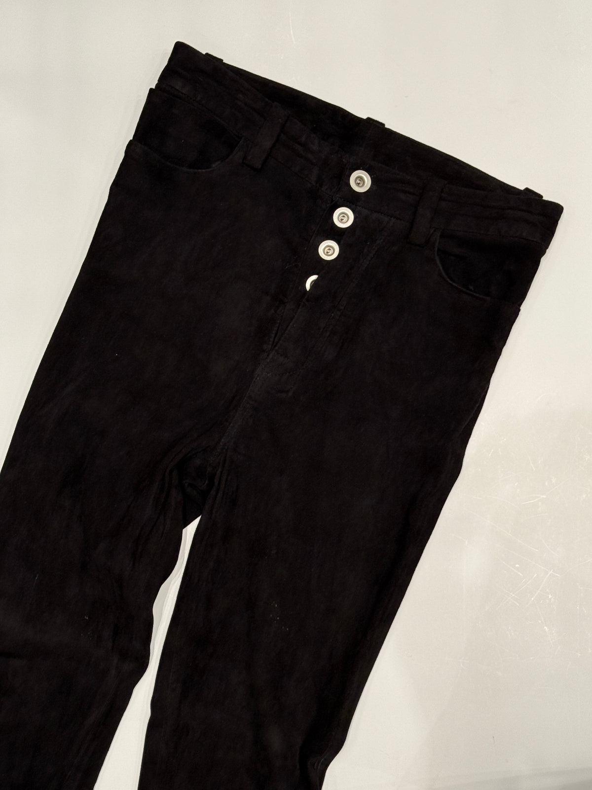 Unravel Projects Leather / Suede Trousers